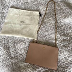 Kate Spade Warm Vellum Cameron Street Lilia Leather Clutch